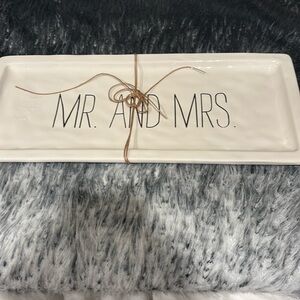 Pier1 Imports Mr and Mrs Serving Platter‎